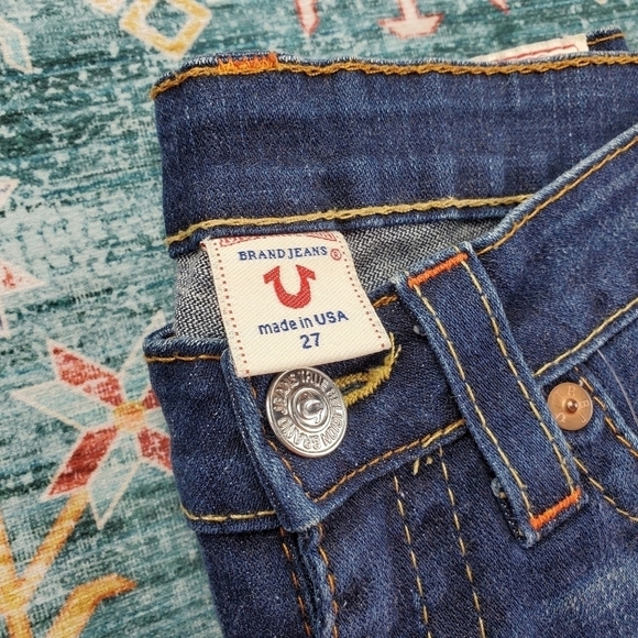 True Religion Denim Joey Boot Cut Pants 27 - Picture 2 of 11